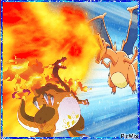 charizard gif|Ash's Charizard .